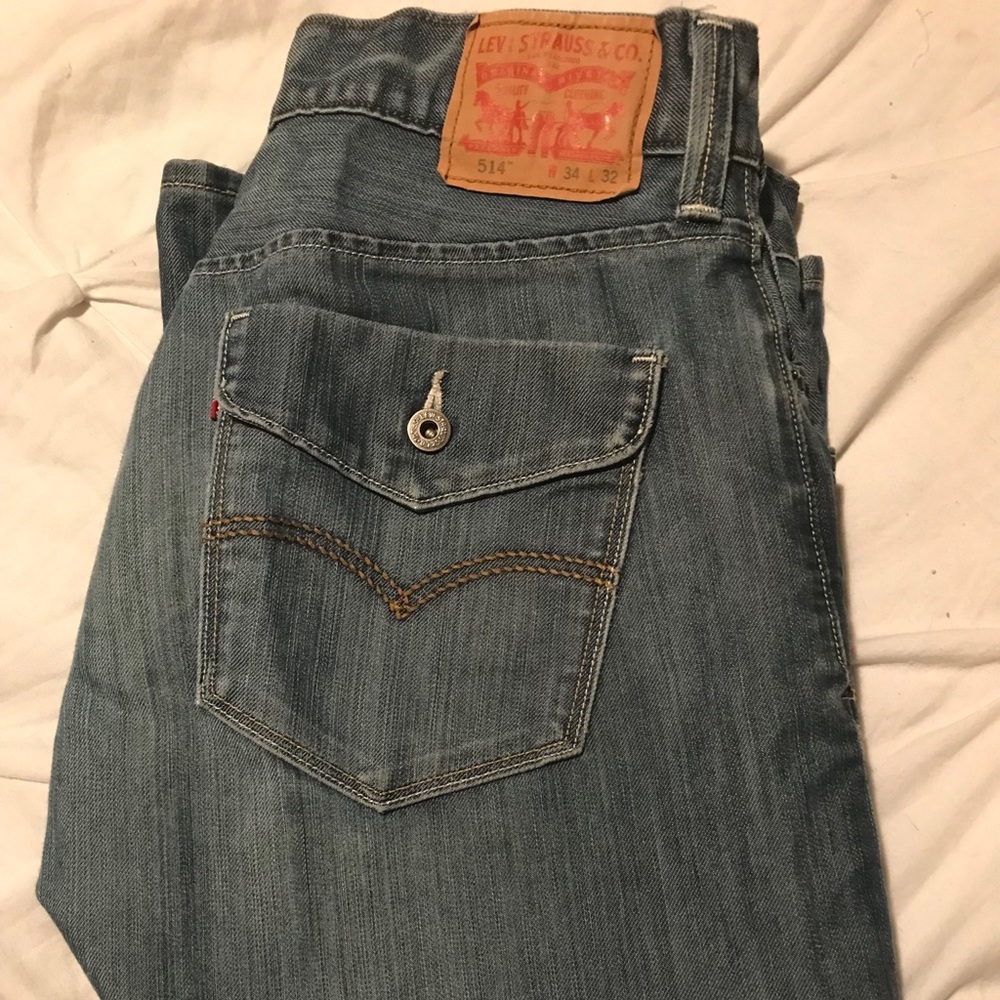 Levi Strauss Straight Fit Jeans - Men’s Size 34x32